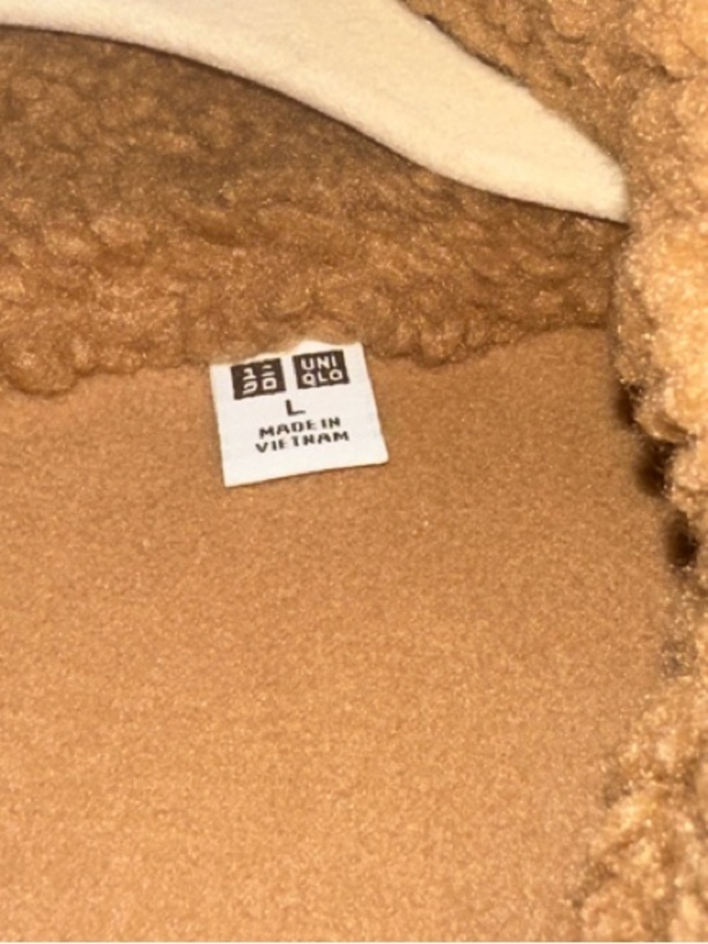 Uniqlo Chestnut Teddy Longline Coat - Warm Brown - Picture 2 of 5